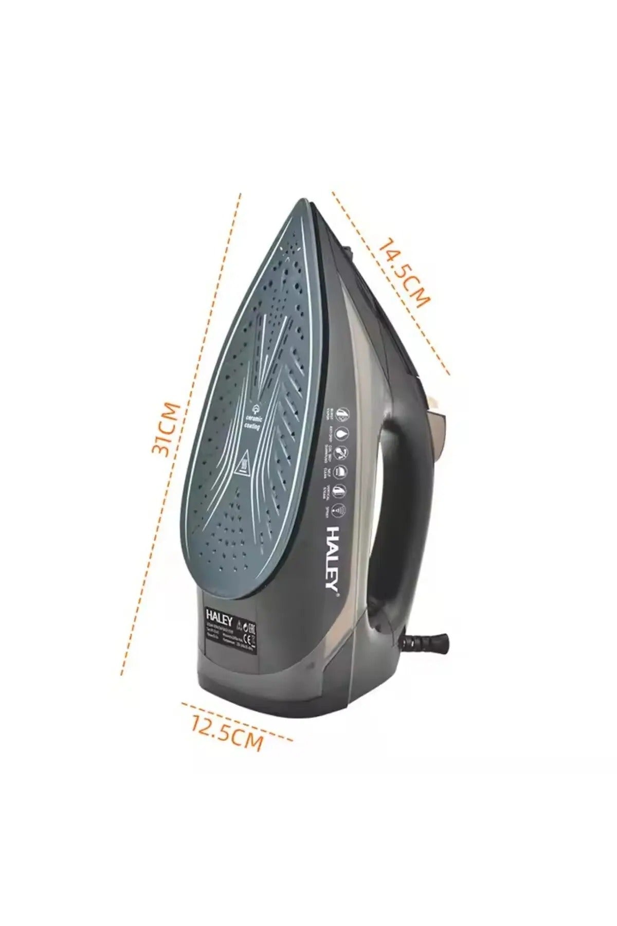 Fier electric cu abur 2200W, compact, puternic, de inalta calitate pentru hoteluri