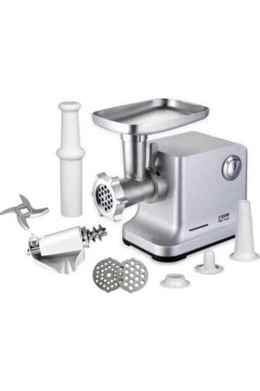 Masina de tocat carne HEINNER Almandine 2100 MG-2100SS, 2100 W, 2 kg/min (Argintiu)