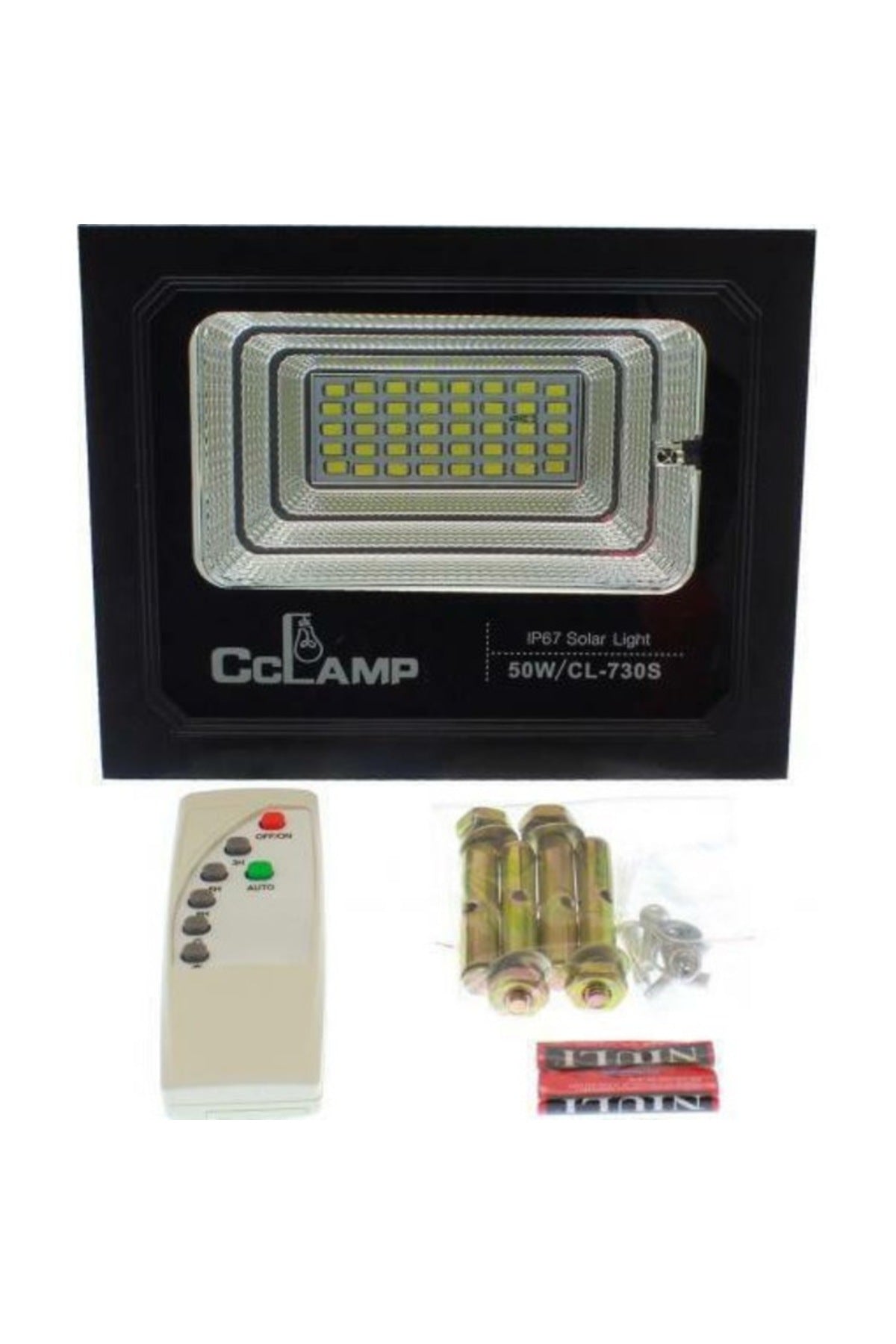 LED Projector AT PERFORMANCE®, with 50W solar panel