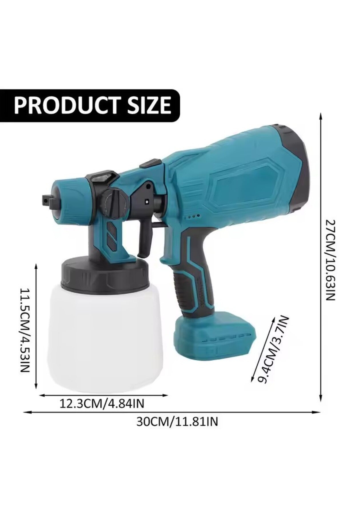 Electric Spray PERFORMANCE® with 2 Batteries 36V, 3 Spray Modes, 800ml, Flow Rate 1L/min, Bl