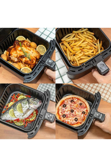 AirFrye Deep Fryer - 10L Tank, 2400W, Digital with Hot Air, Meat and Vegetables - Air Fryer