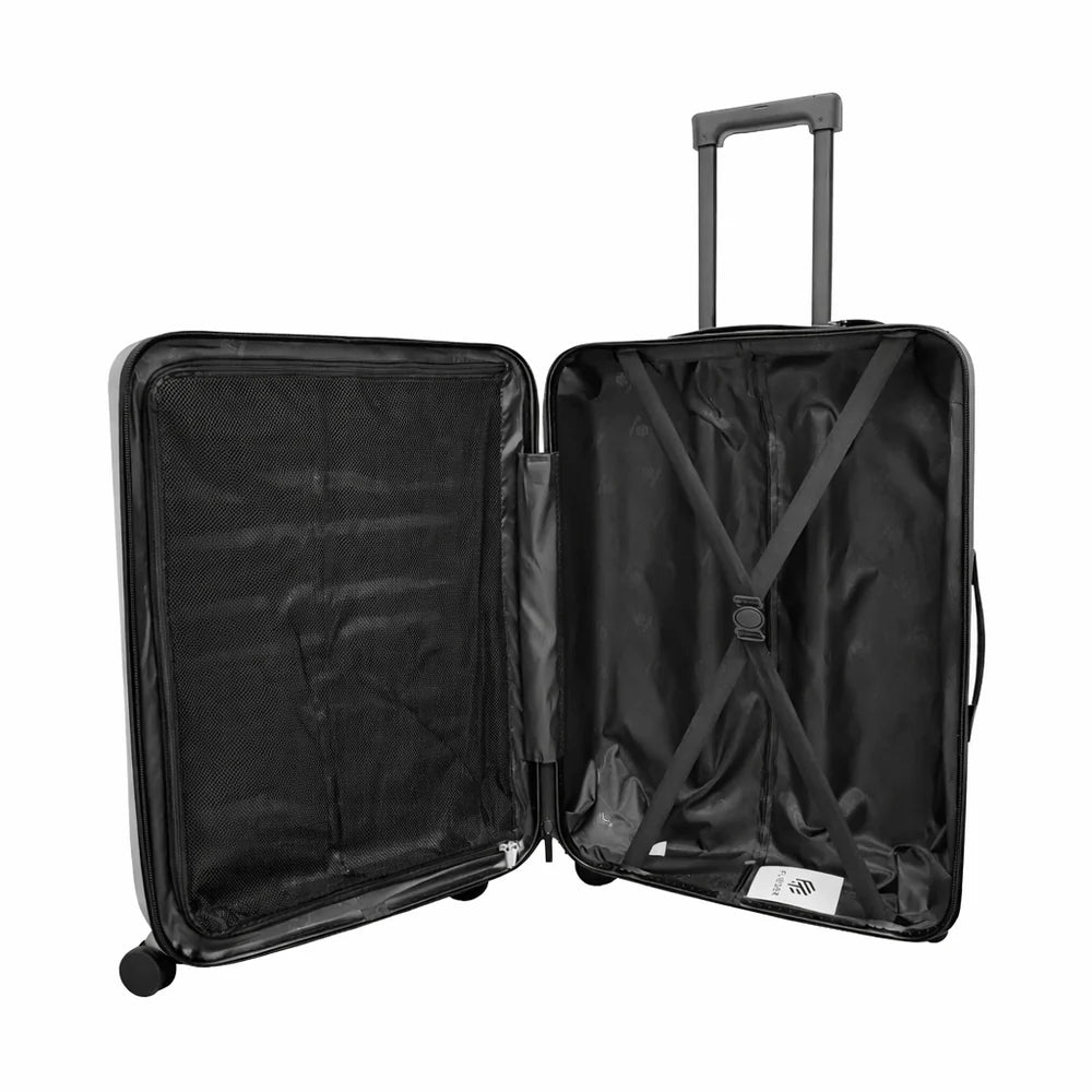 Set 3 Valize Rigide ABS cu Roți 360° – Mare 73 cm, Medie 65 cm, Cabină 55 cm