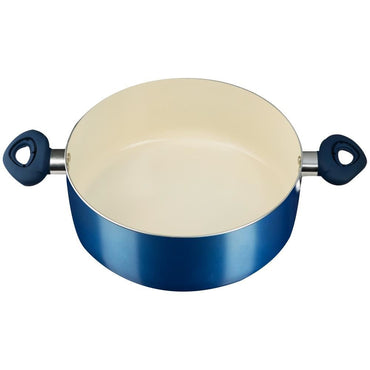 Oala ceramica Hausberg, HB-H715B, 4,5l, Bleu