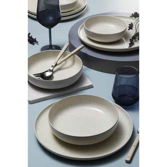 Serviciu de masă Moderna Matte, 18 piese, scorțișoară
