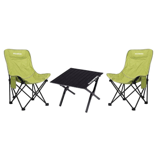 Set camping Hausberg HB-G003 masa si 2 scaune pliabile,husa de transport