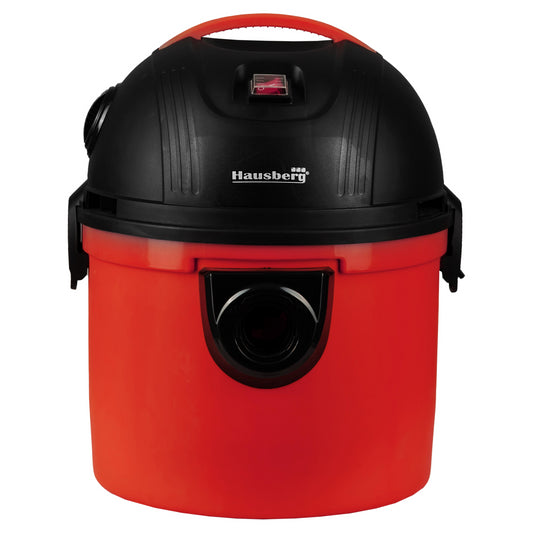 Aspirator multifunctional Hausberg HB-2095RZ, aspirare umeda si uscata, 1200 W, capacitate mare 15 L, filtru HEPA, Rosu-Negru