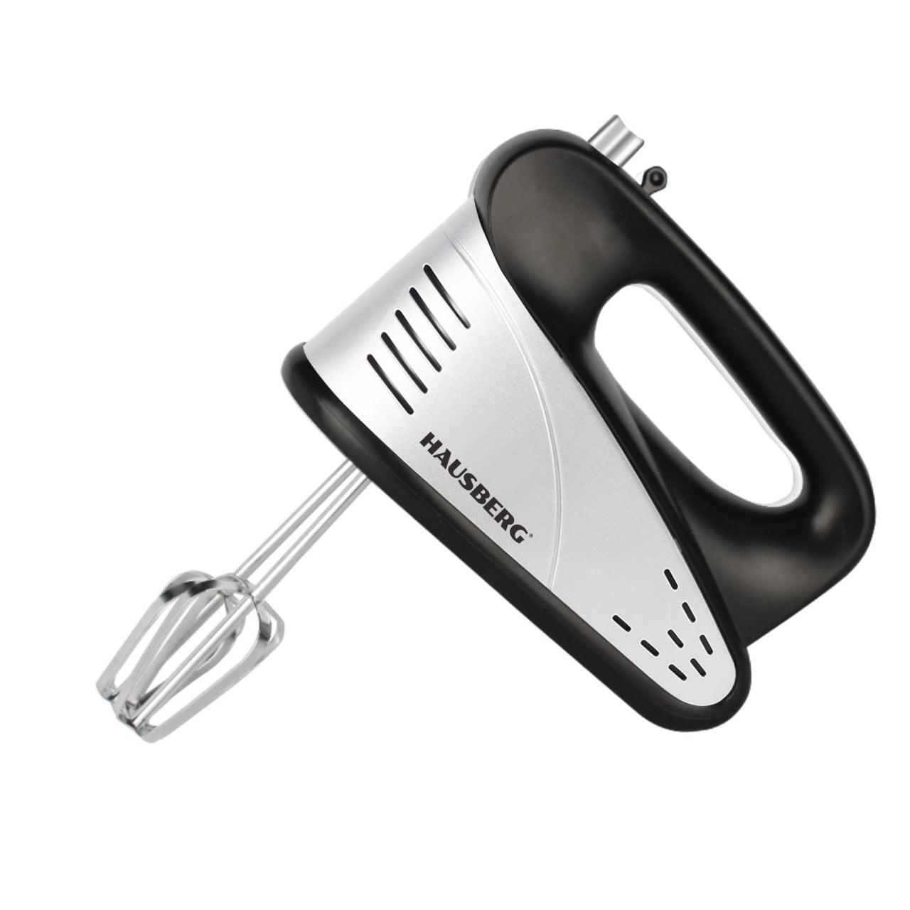 Mixer de mana Hausberg HB-4210NG, 300 W, 5 viteze, Negru/Gri