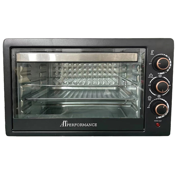 Cuptor Electric AT Performance AT-048T 48L | 2500W | Timer 60 min | Grill | Temperatură reglabilă | Negru