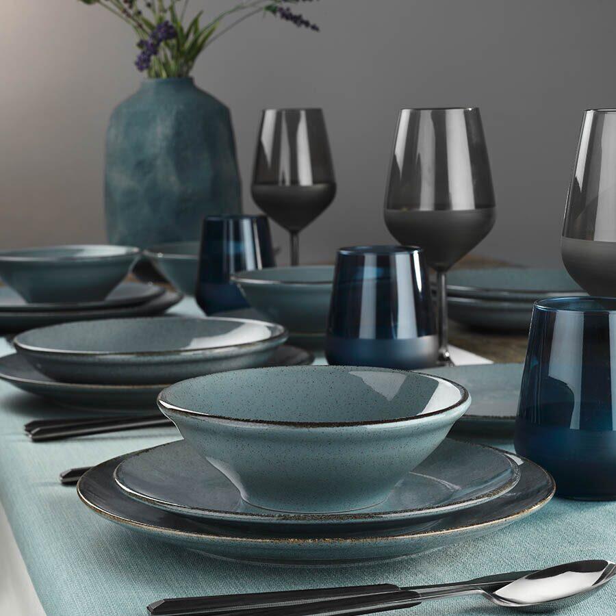 Serviciu de masă Color-X, 18 piese, albastru