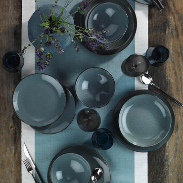 Serviciu de masă Color-X, 24 piese, albastru