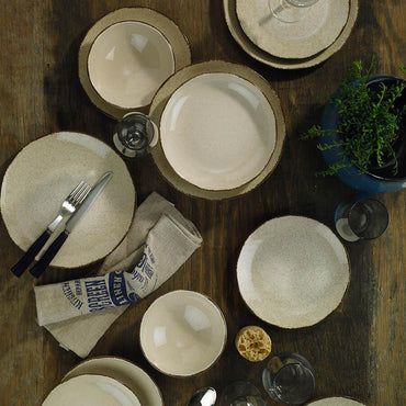 Serviciu de masă Color-X, 24 piese, scorțișoară