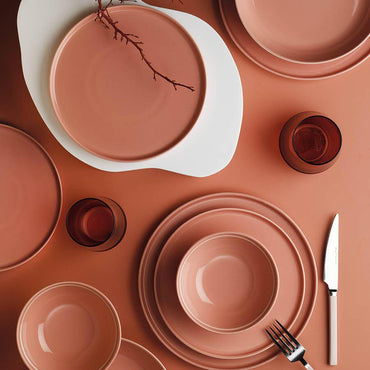 Serviciu de masă FIT-C, 24 piese, roz