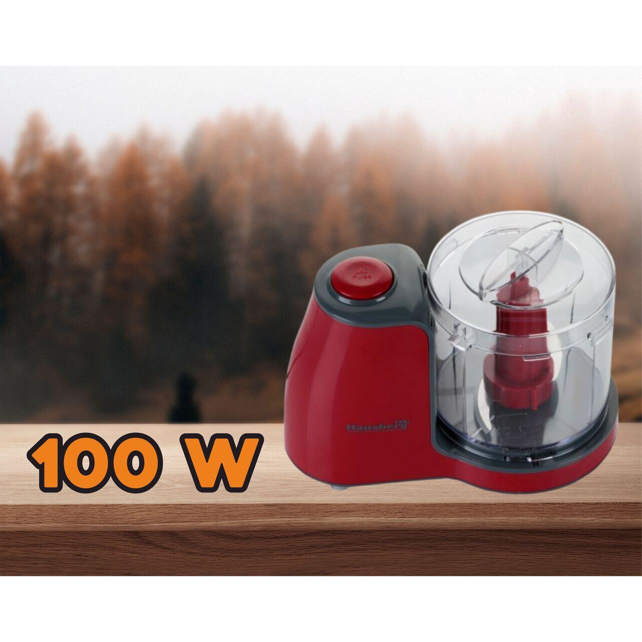 Tocator electric Hausberg HB-4504RS, putere 80 W, Motor cupru, Rosu