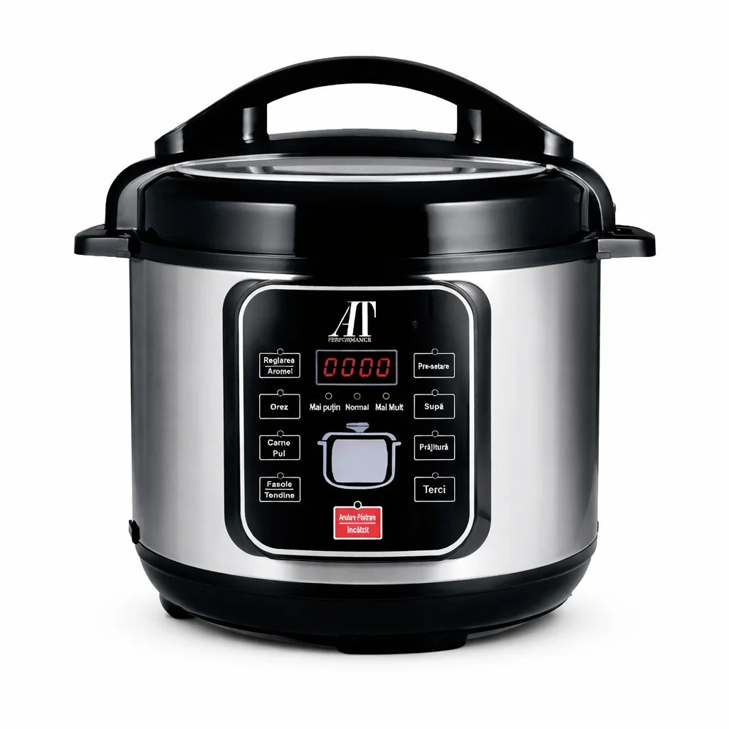 Oală Electrică Sub Presiune 6L – 1200W, Multifuncțională, Gătire Rapidă și Ușoară