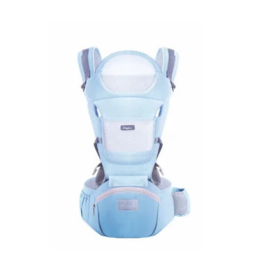 Marsupiu Multifunctional pentru bebelusi cu suport lombar, At Performance, Bumbac, 9 in 1, Varsta 0-36 luni