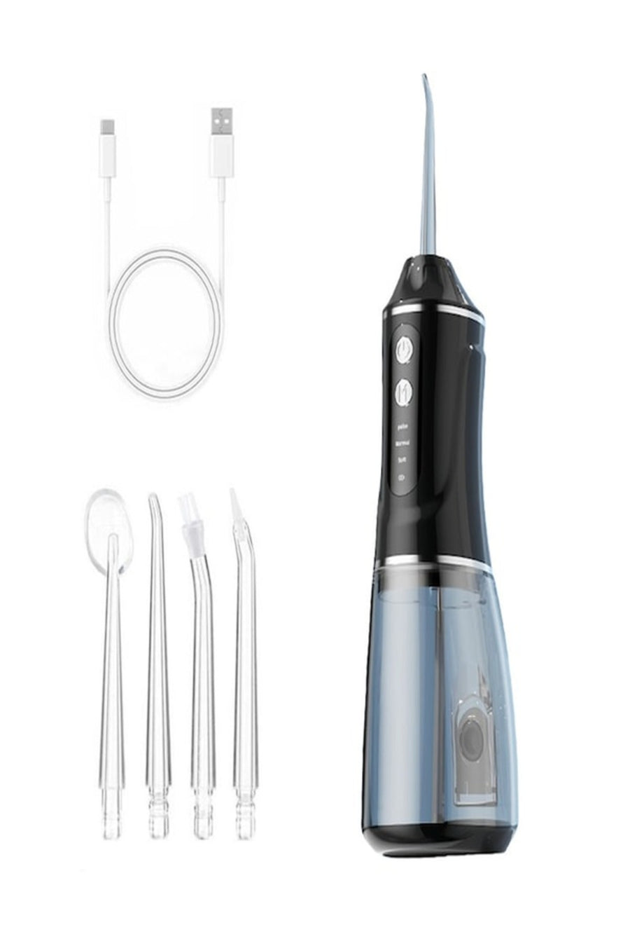 Irigator Dentar Fara Fir, 3 Moduri de Curatare, Rezervor 380 ml, Reincarcabil