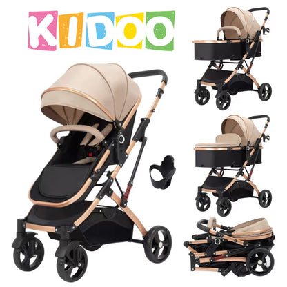 Cărucior 2 în 1 – Pliabil, Reversibil, 0-36 Luni, max. 15 kg