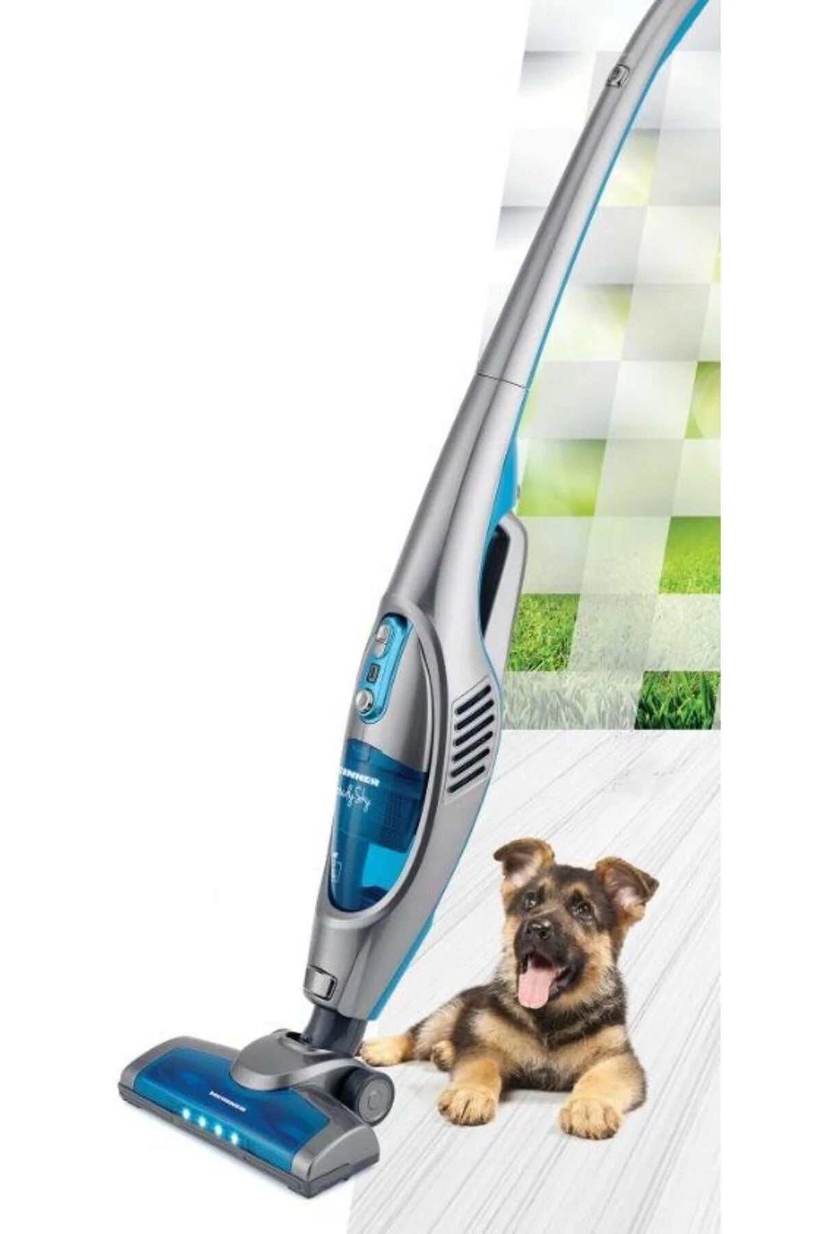 Aspirator vertical HEINNER CLOUDYSKY HSVC-V21.6GRY, 110 W, 0,5 l (Albastru/Gri)