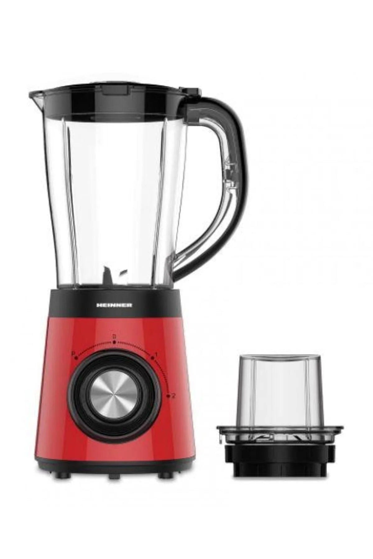 Blender HEINNER HBL-500RRD, 500 W, Pulse, 1.5 L (Negru/Rosu)