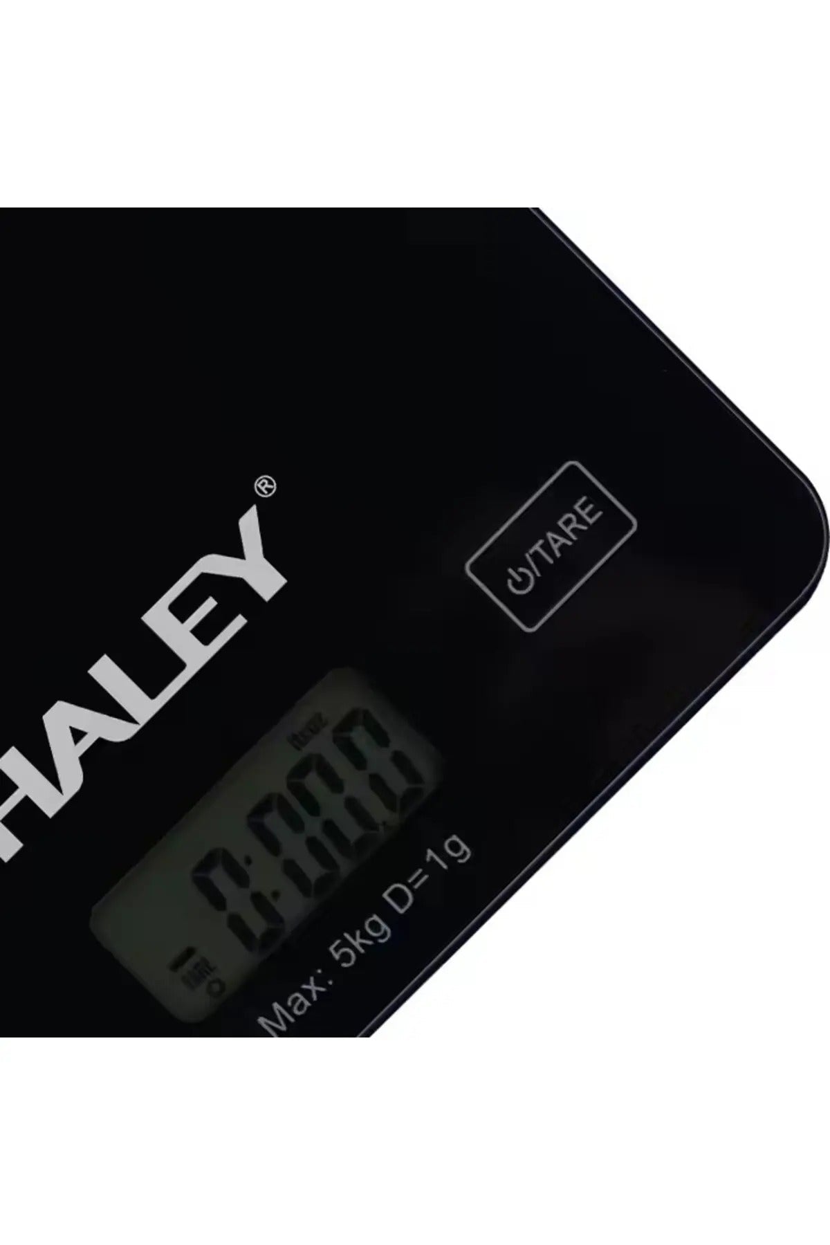 Cantar electronic, 5000G, Sticla, pentru bucatarie, Digital de inalta precizie, Negru