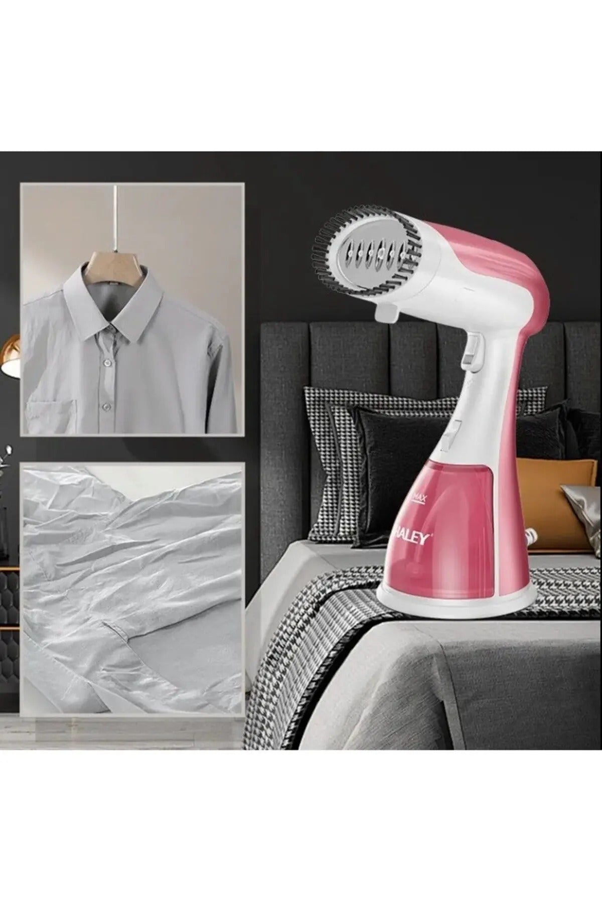 Fier de calcat cu abur HY-308 - Design compact, incalzire rapida in 15 secunde si performanta profesionala