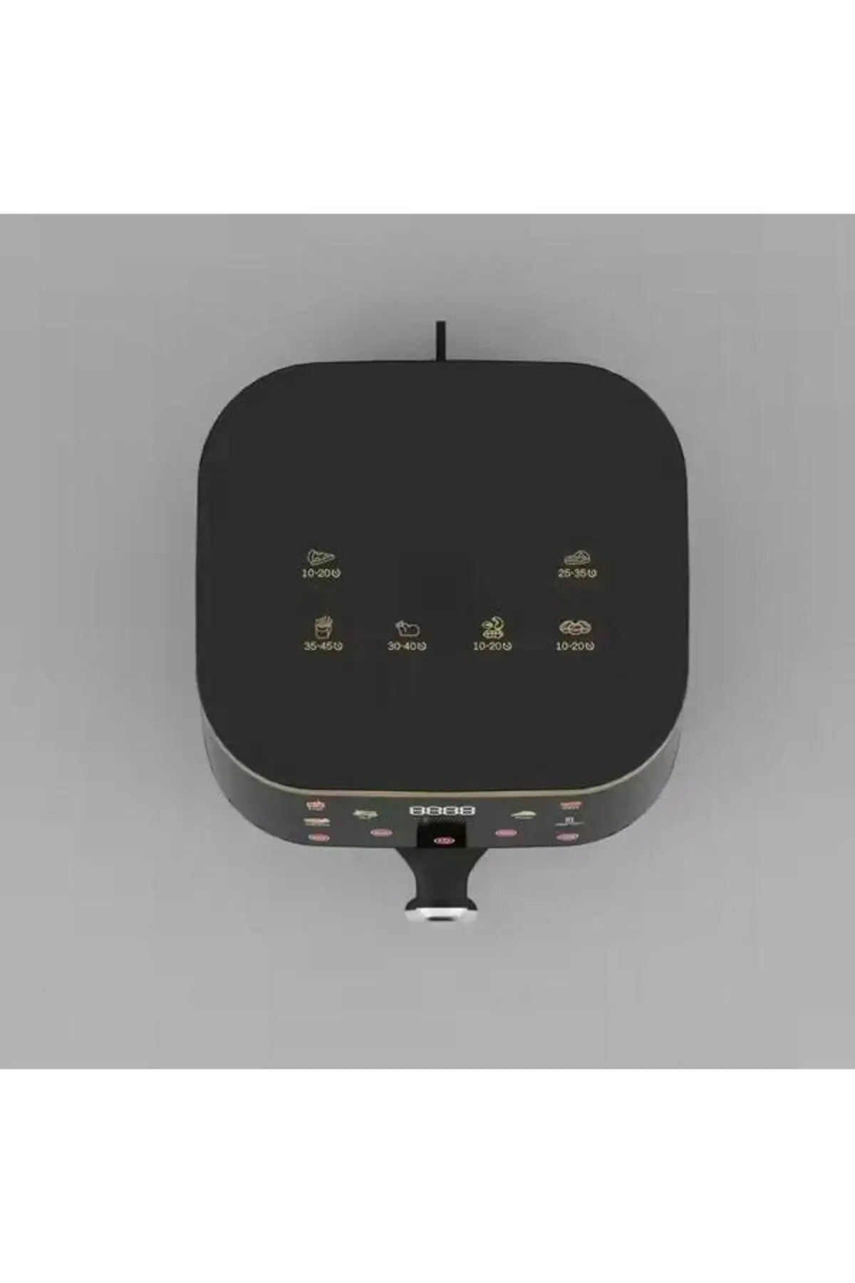 Friteuza cu aer cald AT-0021, 10L, 2400W, panou tactil LCD, 10 programe presetate, temporizator