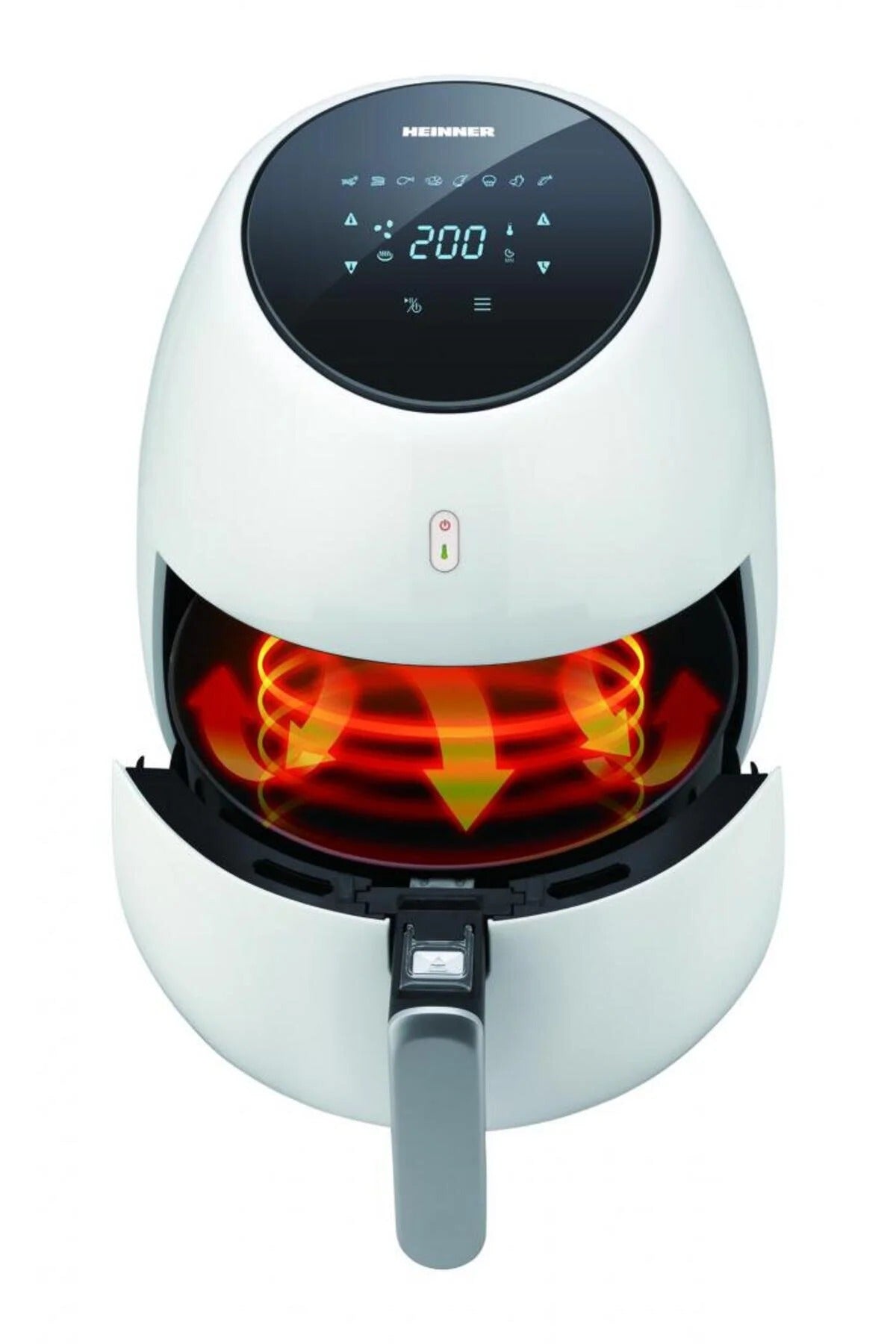 Friteuza cu aer cald HEINNER Airfryer SnowDrop HAF-B2000WH