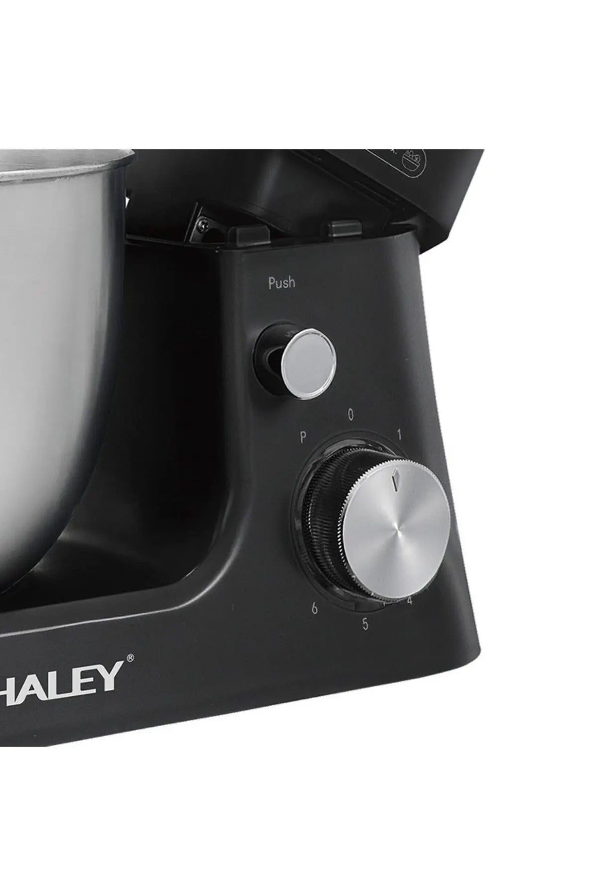 Mixer de inalta performanta HY-2409: putere 1200 W, bol din otel inoxidabil de 7 l, 6 niveluri de viteza si puls