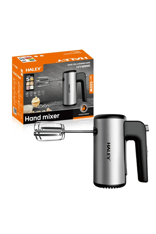 Mixer manual din otel inoxidabil de 500W - 5 viteze, motor puternic, vertical Design