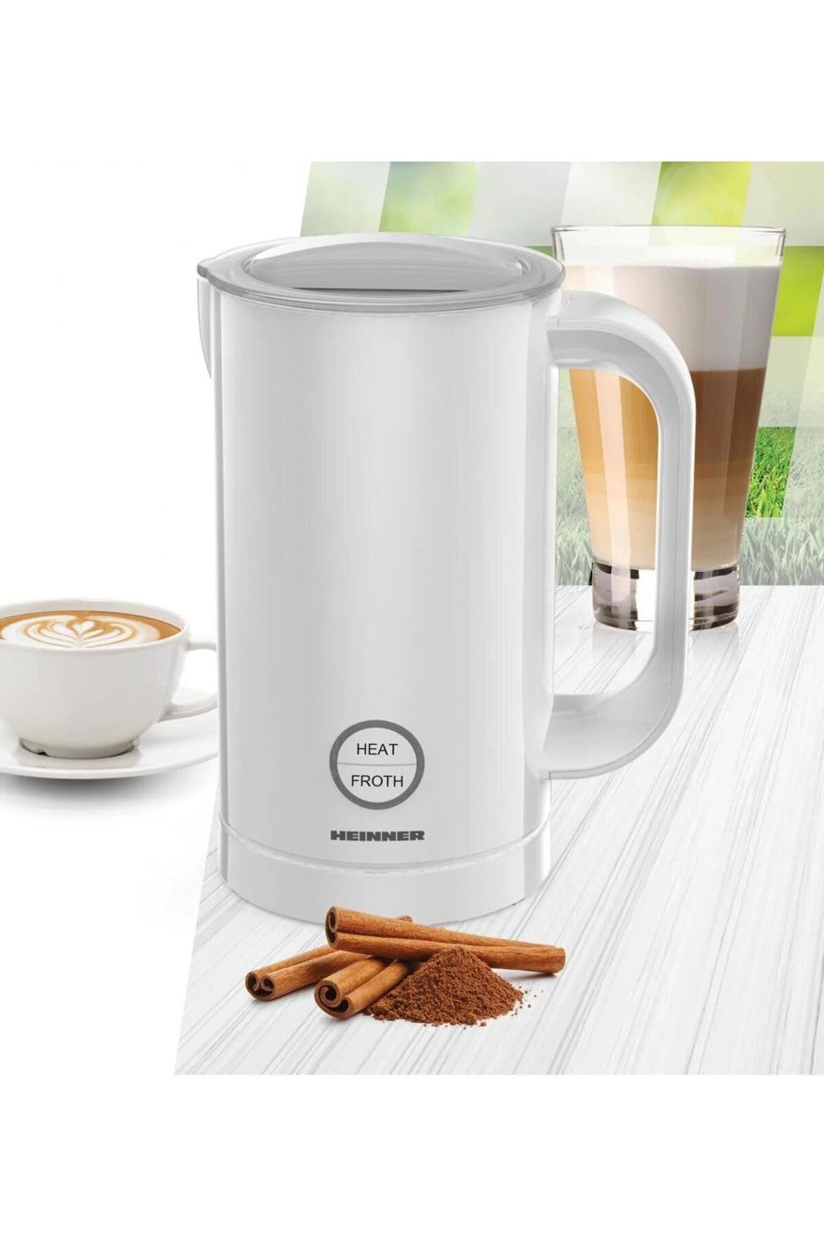 Spumator de lapte HEINNER HMFR-450WH