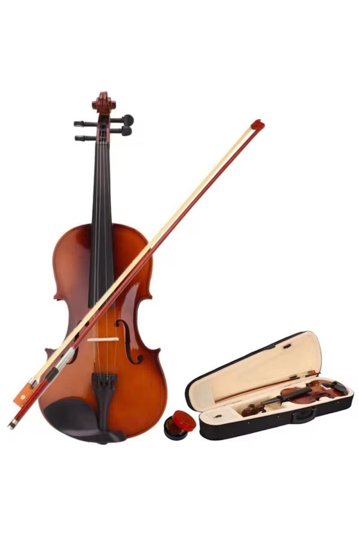 Classical Wooden Violin 4/4, AT PERFORMANCE® for Beginners and Children Chinrest with Carrying Bag