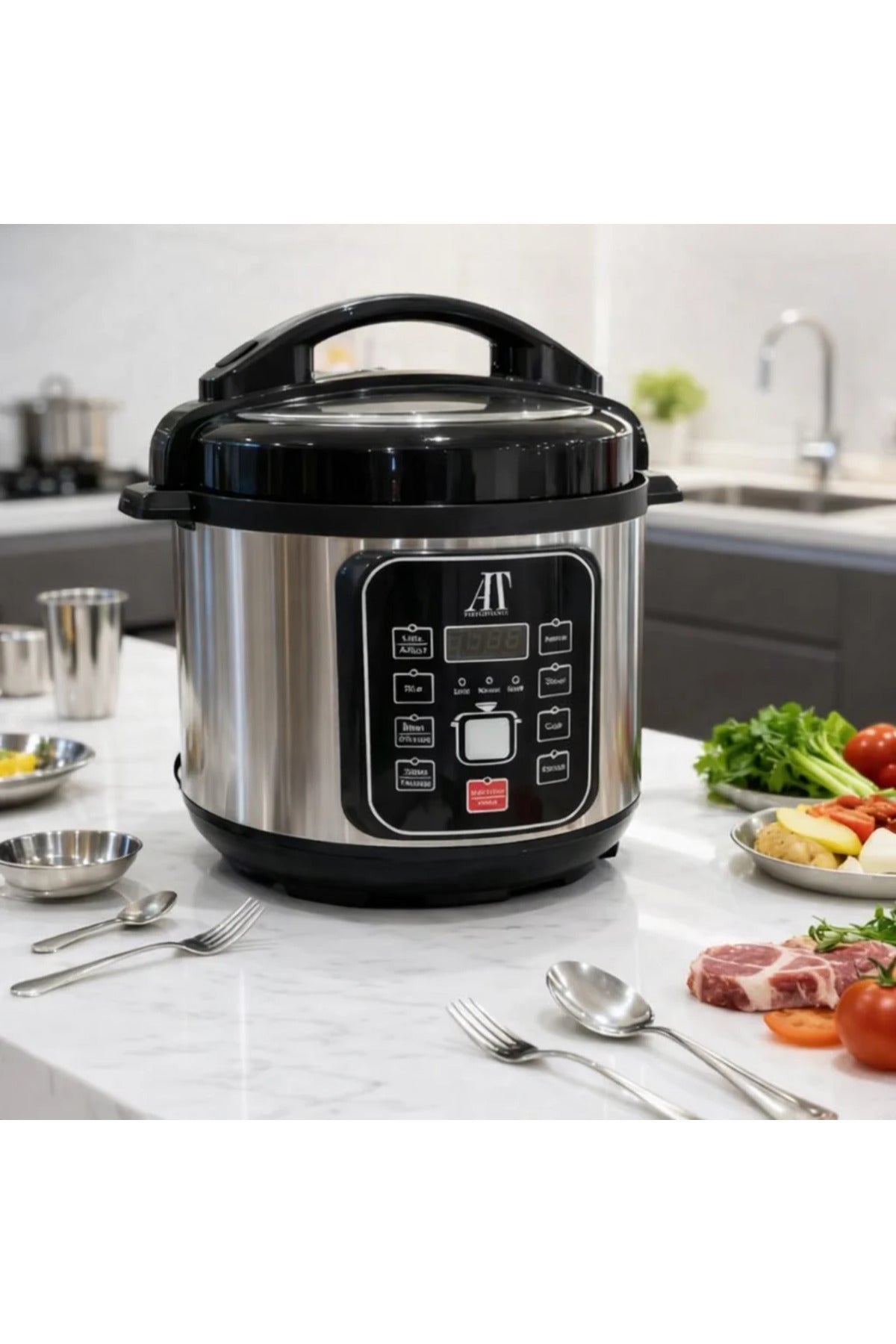 AT-2031 Electric Pressure Cooker, 6L, 1200W, Multifunctional