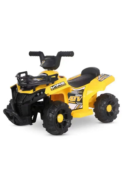 Electric ATV Vehicle, Quad for Children, Homcom, 6V Rechargeable Battery, 2-6 Years - Yellow