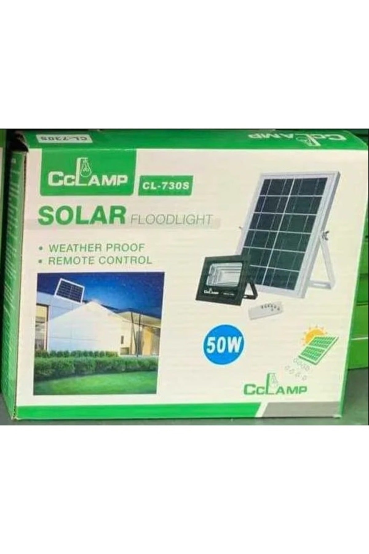 LED Projector AT PERFORMANCE®, with 50W solar panel