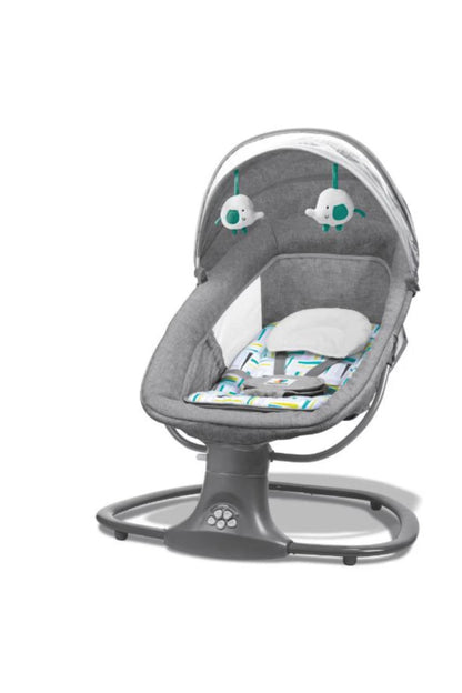 , 3 in 1 Electric Baby Swing with Mosquito Net, Detachable Cushion, Toys, USB, Bluetoo