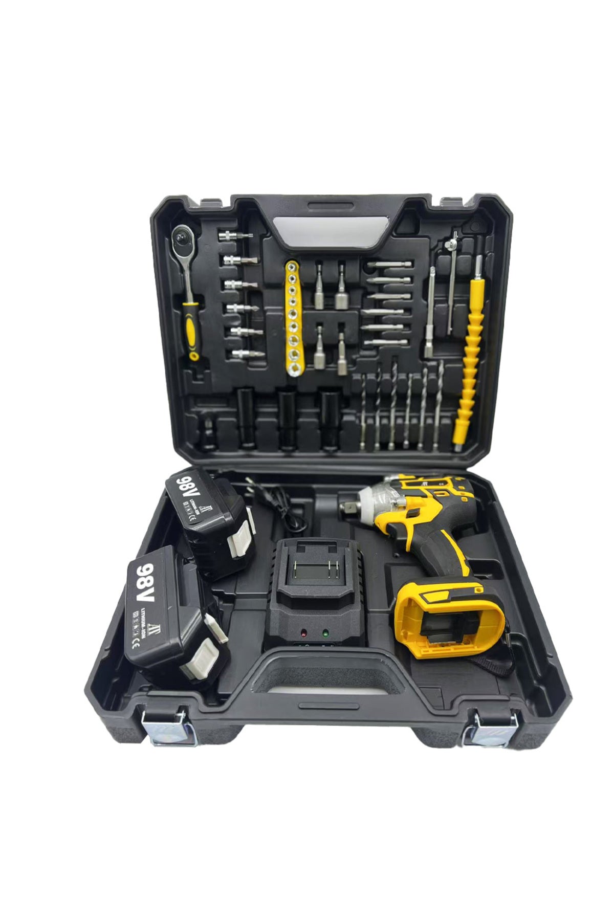 Impact Screwdriver Set, PERFORMANCE®, 36V with 2X Battery, 850Nm, 40 Accessories, Blue/Black