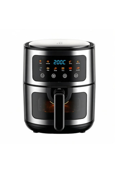 Air Fryer 8L, 10 Smart Programs, 1400W, Touch Panel, 3D Hot Air, Non-Stick