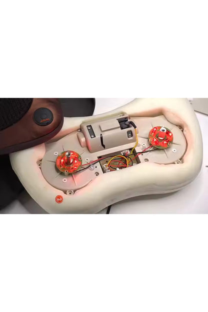Shiatsu Massage Pillow AT PERFORMANCE® with Heating – Portable, Auto & Home, 3 Programs, Brown
