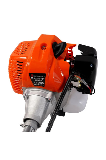 Gasoline brush cutter AT-2036, 52cc, 6HP, 11000 RPM, with accessories included