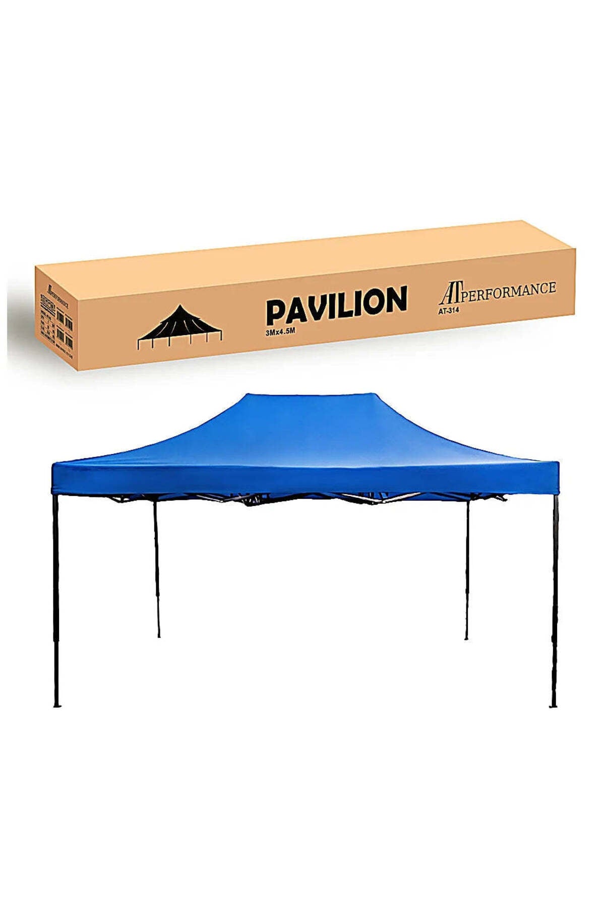 Folding Pavilion 3 x 4.5 m AT PERFORMANCE® – Waterproof Canopy, Metal Structure, UV Resistant