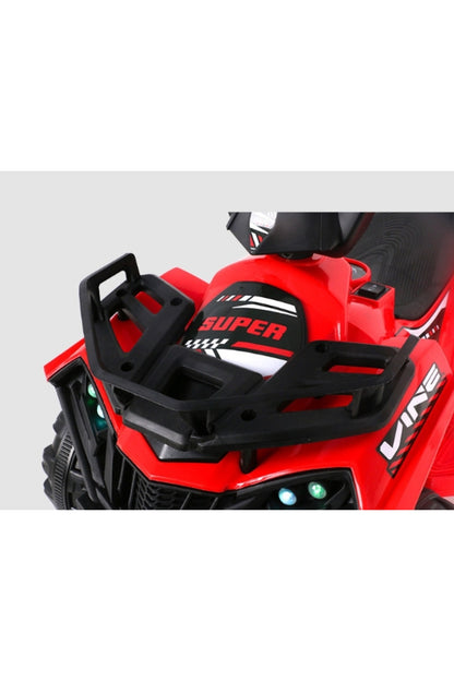 Electric ATV Vehicle, Quad for Children, Homcom, 6V Rechargeable Battery, 2-6 Years - Yellow