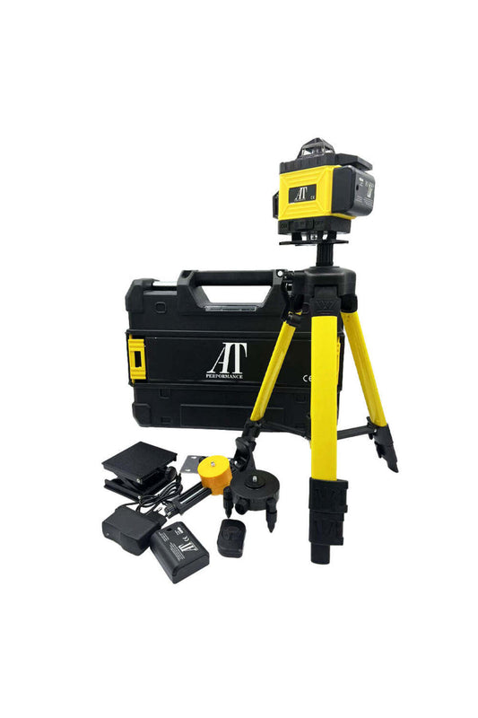 4D Laser Level 16 Lines AT PERFORMANCE® 360° Lifting Platform Self-Leveling Remote Control