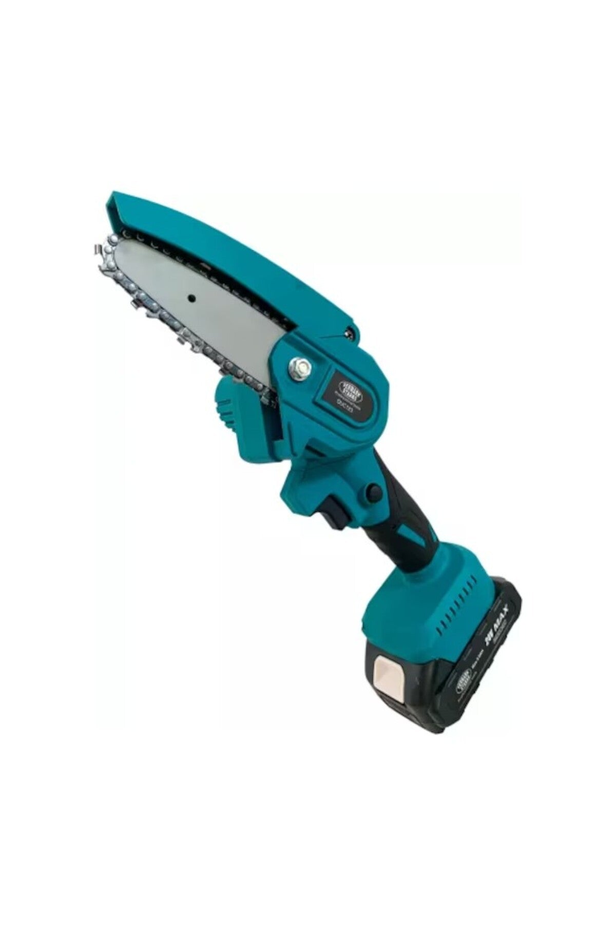 Mini Chainsaw AT PERFORMANCE®, 2 Batteries, 36V3Ah, with 2.13m Telescopic Arm, Adjustable Cutting A