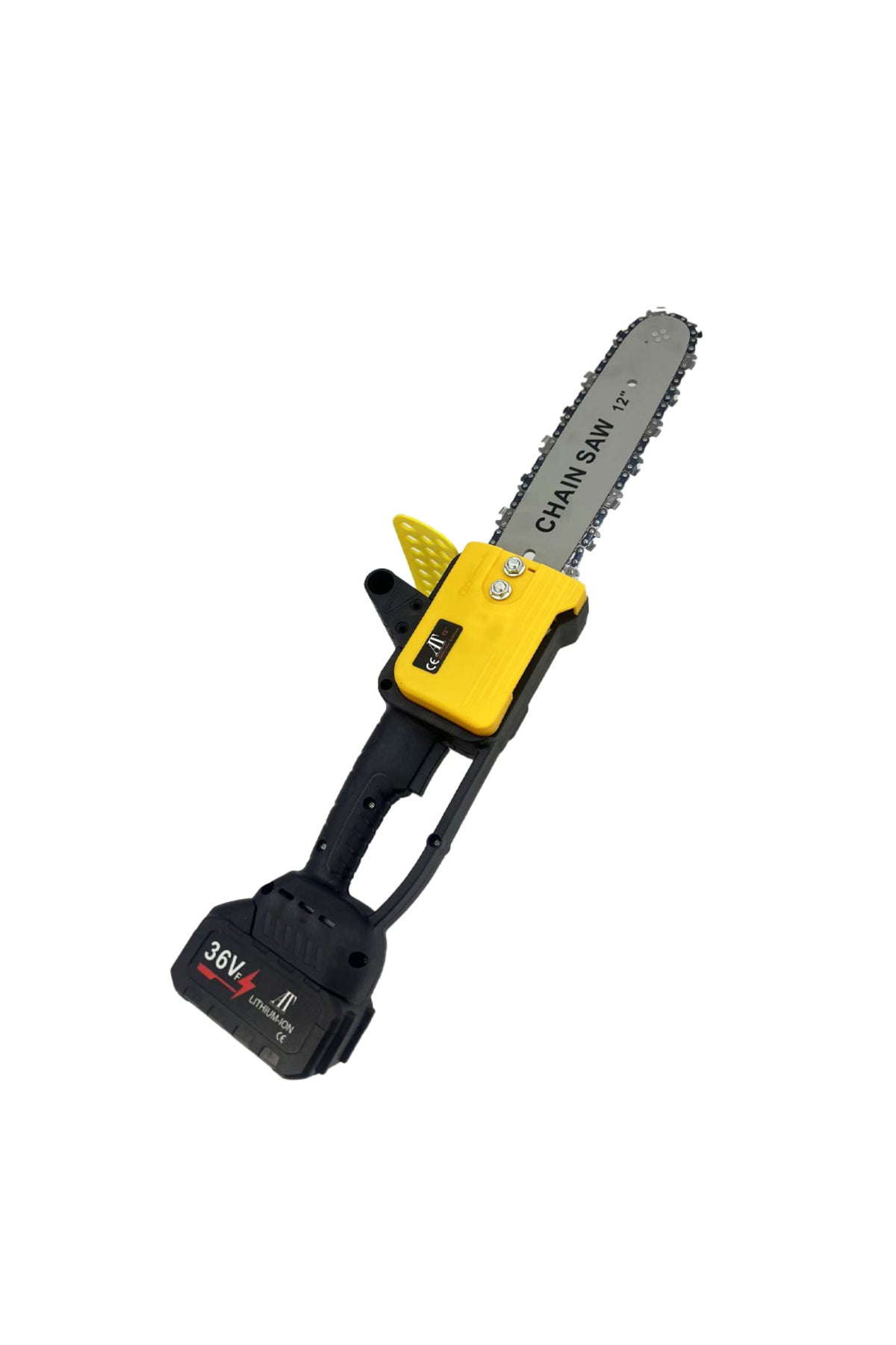 Electric Chainsaw AT PERFORMANCE®, 1200W with 48V Battery, 30 cm Blade, 4200 RPM, Portable, Cordles