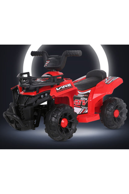 Electric ATV Vehicle, Quad for Children, Homcom, 6V Rechargeable Battery, 2-6 Years - Yellow