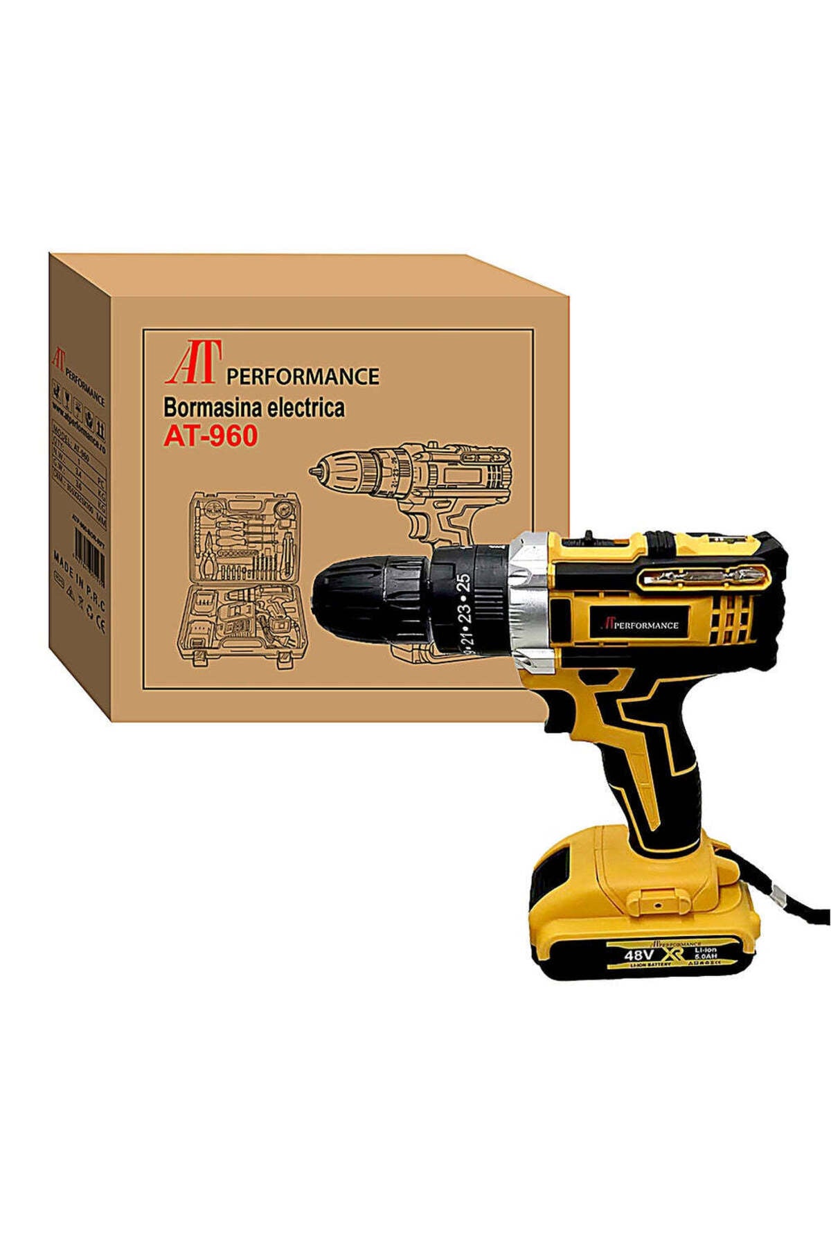 Cordless Drill Set AT PERFORMANCE® 48 V