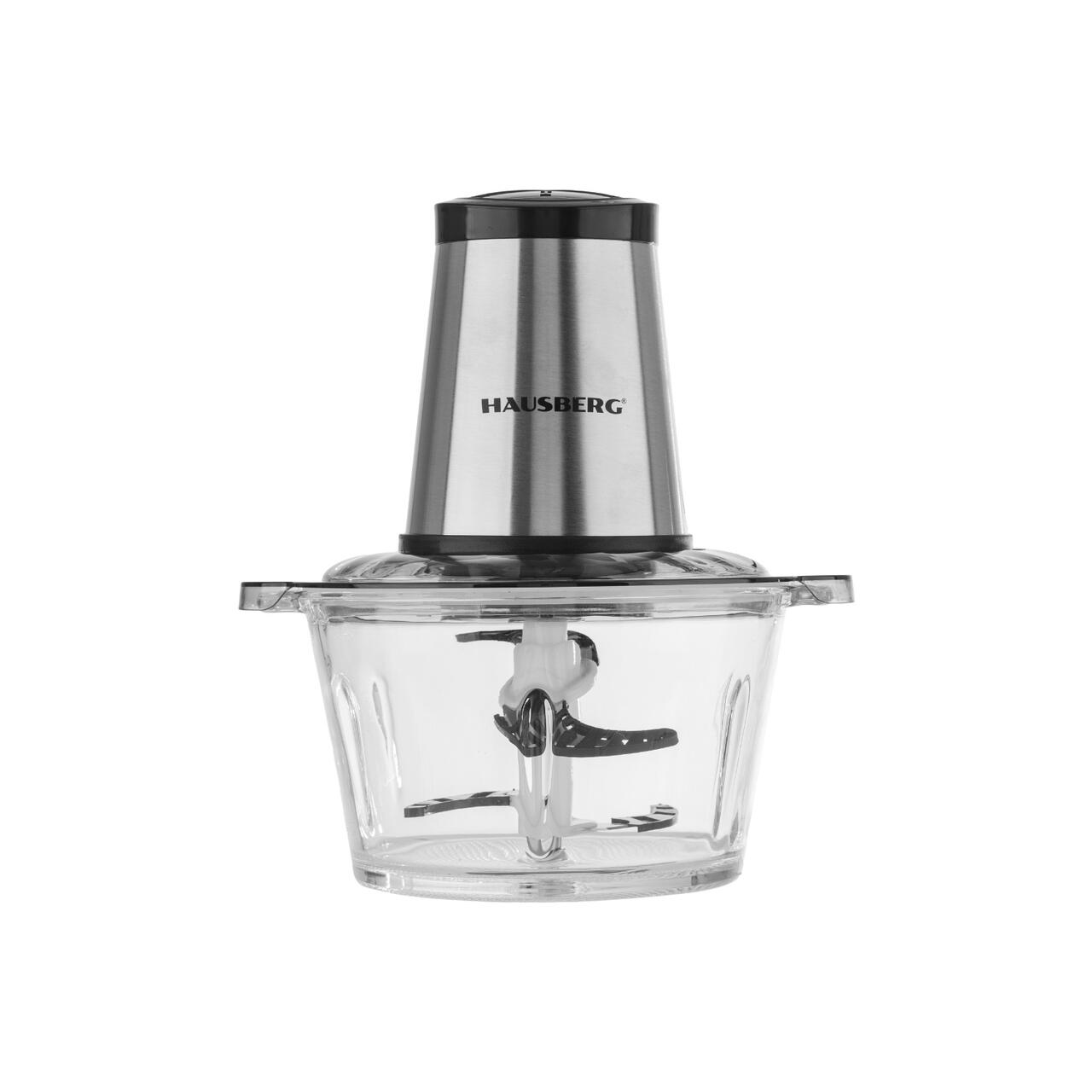 Tocator Hausberg HB-4505, 400 W, 2l, toaca, taie, macina, amesteca