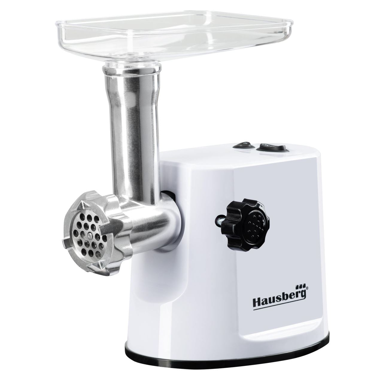 Masina de tocat carne Hausberg HB-3415AB,1000 W, 1Kg/min, Alb