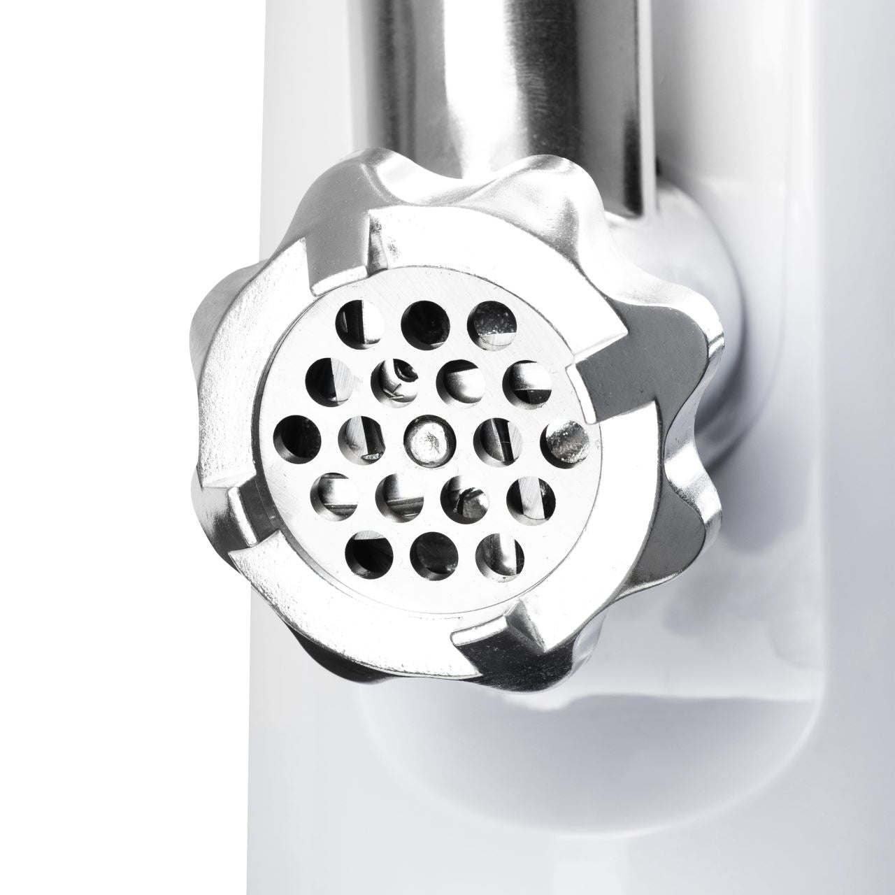 Masina de tocat carne Hausberg HB-3415AB,1000 W, 1Kg/min, Alb