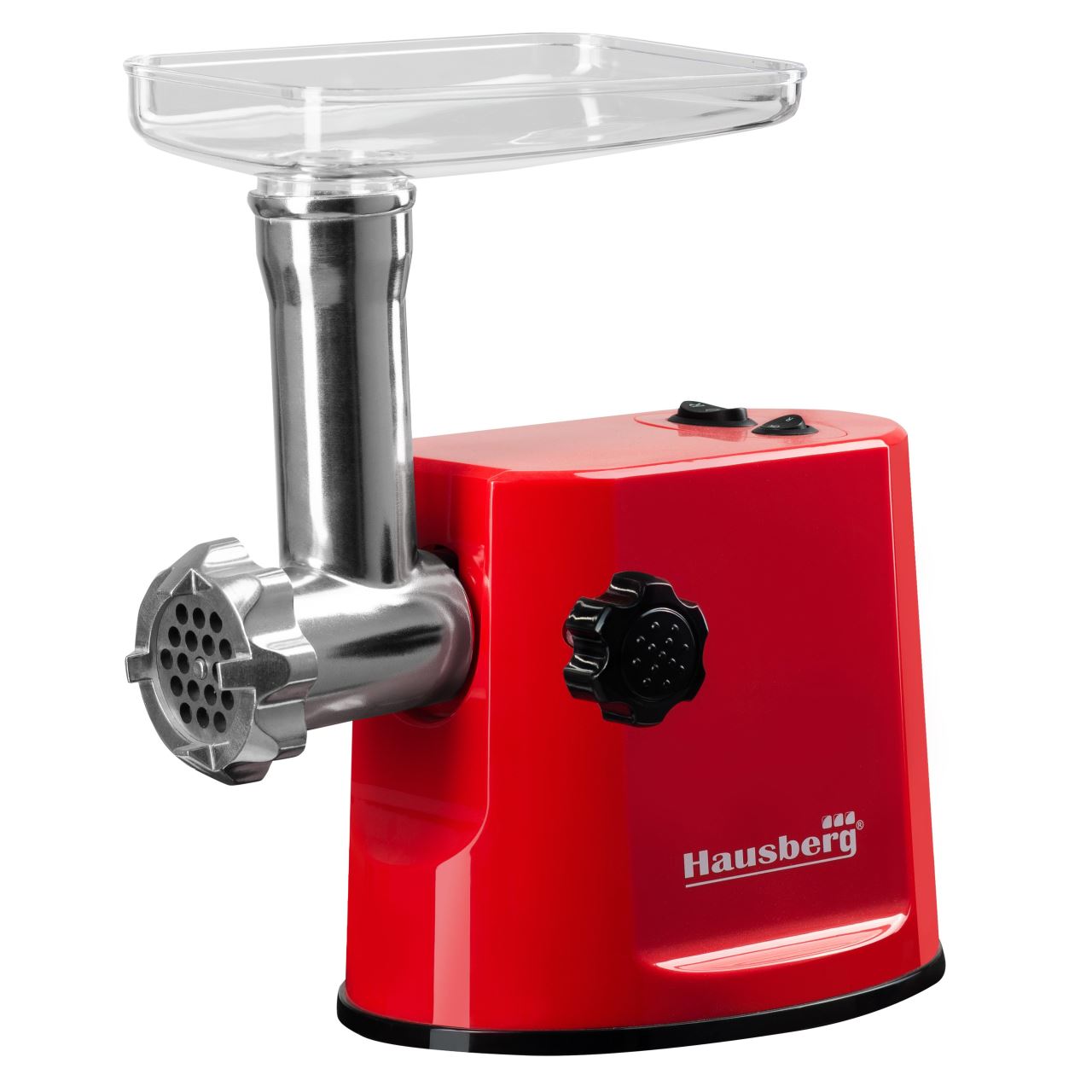 Masina de tocat carne Hausberg HB-3415RS,1000 W, 1Kg/min, Rosu